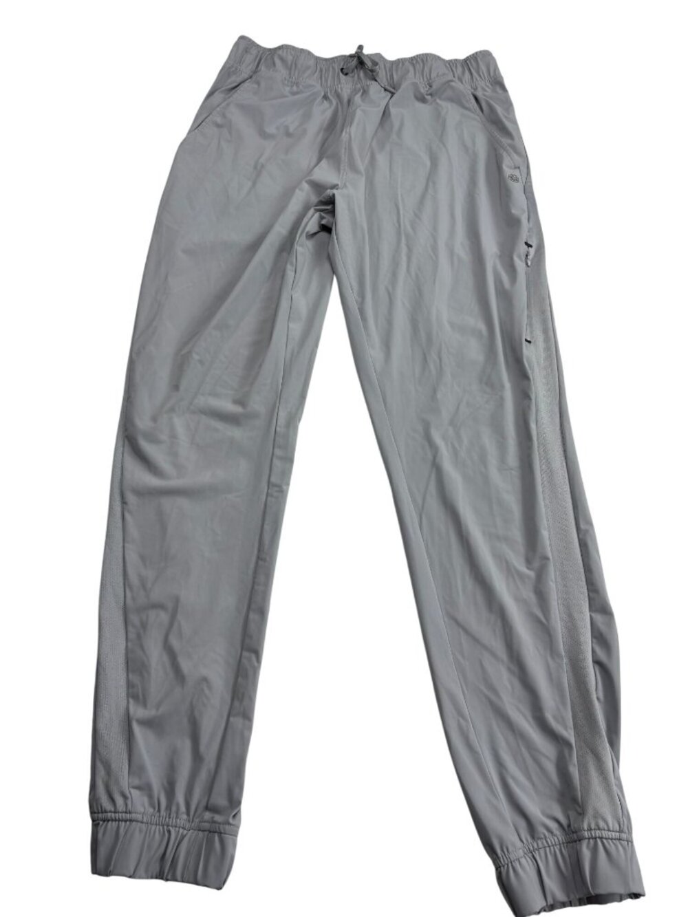 Gaiam Mens Gray Elastic Waist Lightweight Athletic Jogger Pants M
